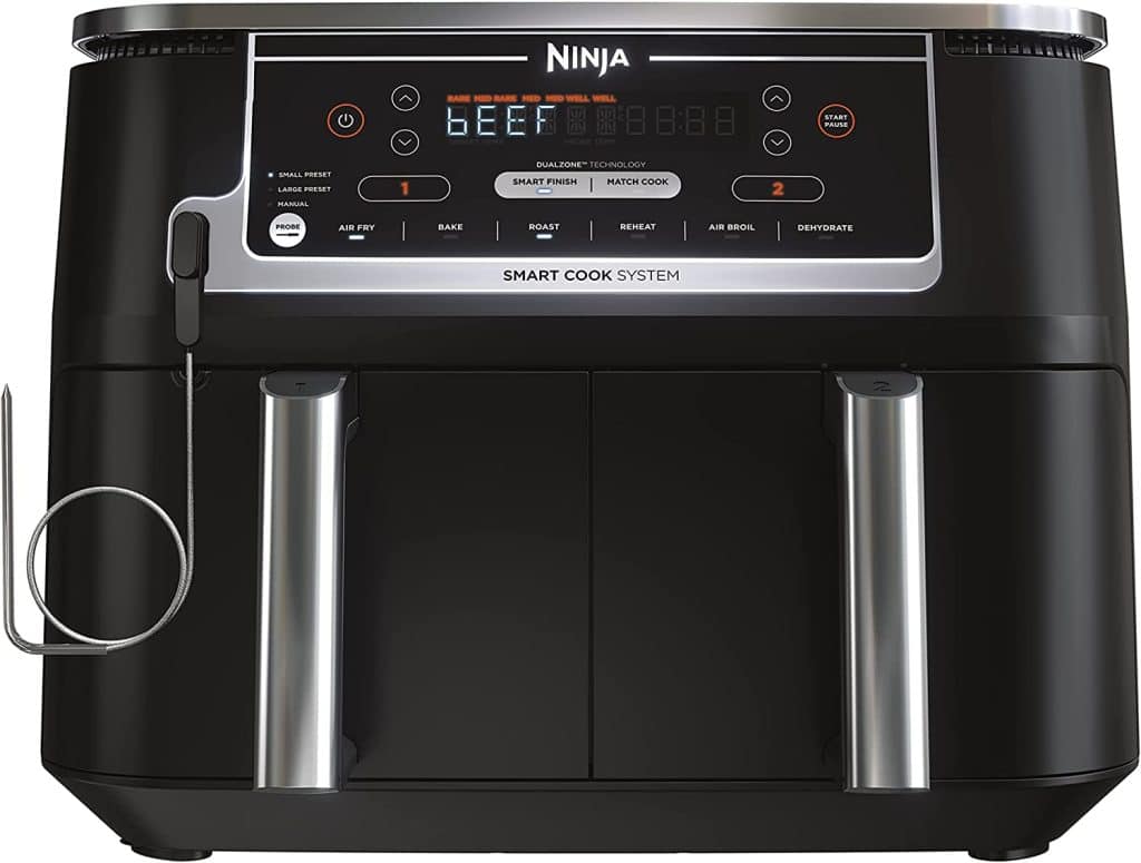 Ninja DZ550 Foodi 10 Quart 6-in-1 DualZone Smart XL Air Fryer