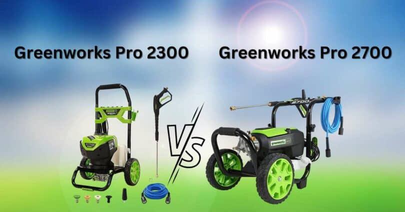 Greenworks Pro 2300 vs 2700