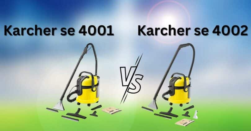 Karcher se 4001 VS 4002