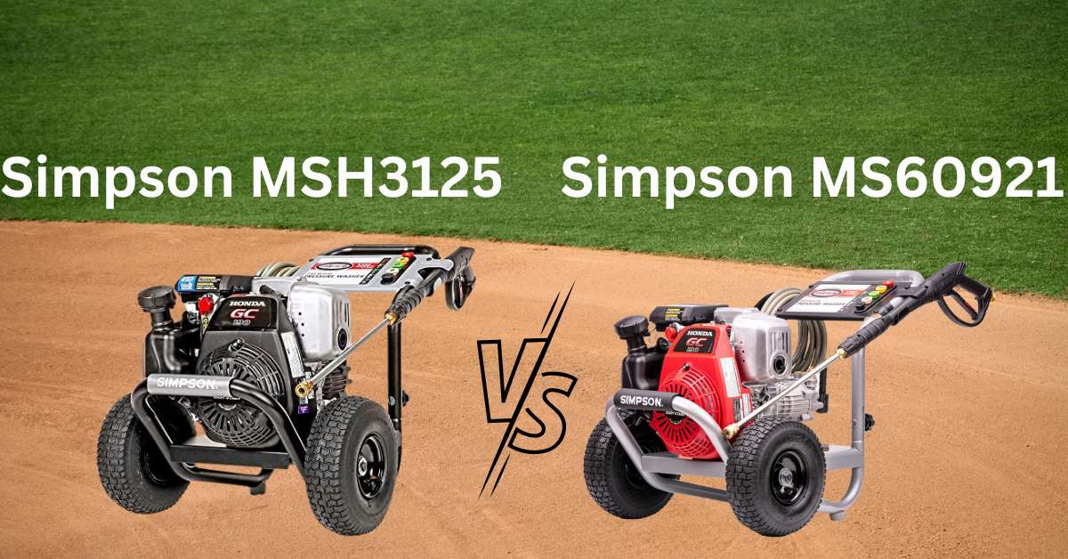 Simpson MSH3125 Vs MS60921 Where does the difference lie?