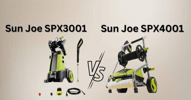 Sun Joe SPX3001 vS 4001